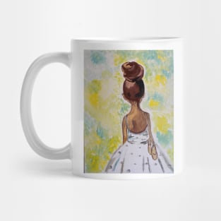 Ballerina girl brown Mug